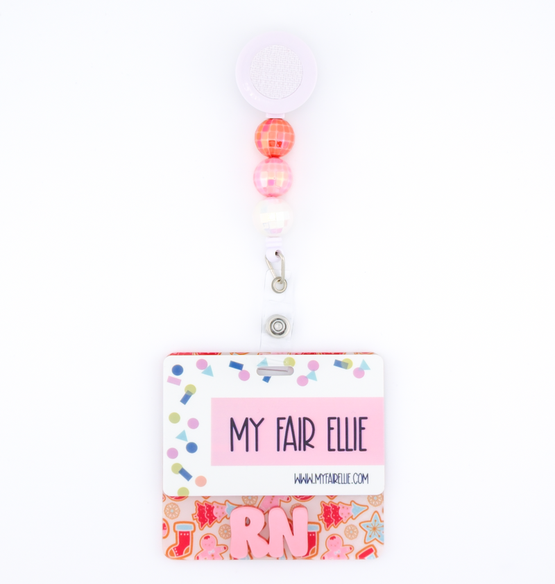 Christmas Cookies Backer with Bubblegum Cool Vibes Font  // 2-4 Week Turnaround Time