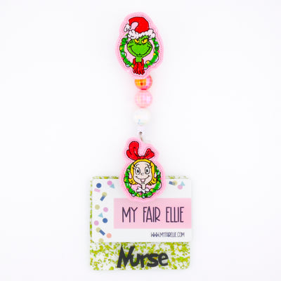 Mean One & Friends in Wreath // Christmas