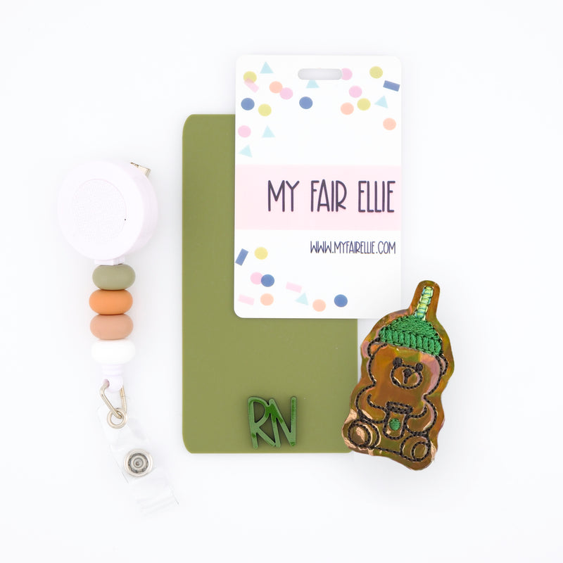 Bear Coffee Cup // Badge Buddy