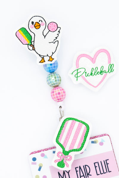 Pickleball Duck // Badge Buddy