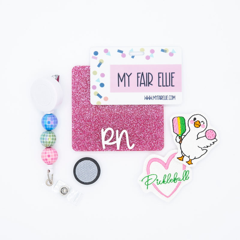 Pickleball Duck // Badge Buddy
