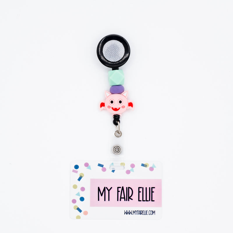 Geo Mint/Flat Lilac/Pink Bat // Black Badge Reel Base // Halloween
