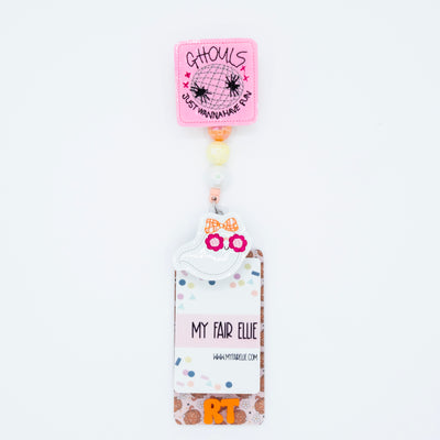 Ghouls Just Wanna Have Fun + Disco Ghost Badge Reel Set // As Seen on Social Media