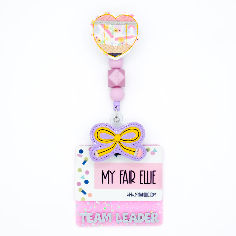 Pencil Bow // Pencil Heart // Badge Buddy