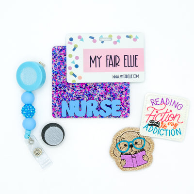 Reading Fiction is my Addiction // Dog // Cat // Badge Buddy