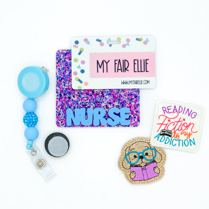 Reading Fiction is my Addiction // Dog // Cat // Badge Buddy