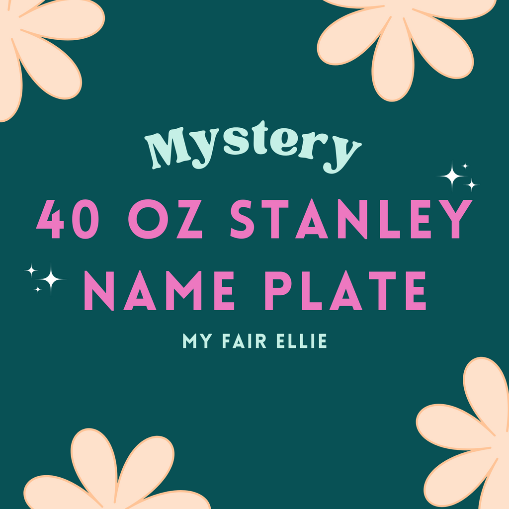 CUSTOM* Stanley Cup Name Plate to Match LAVENDER – My Fair Ellie