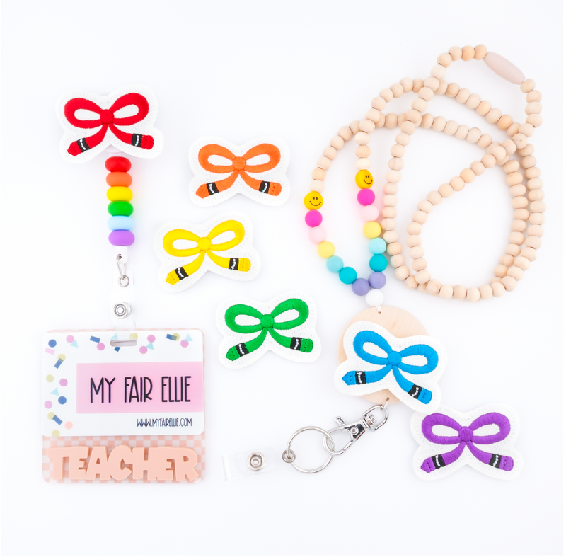 Crayon Bow // Badge Buddy