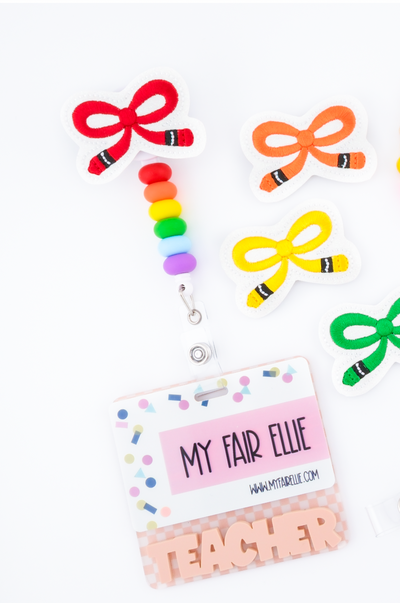 Crayon Bow // Badge Buddy