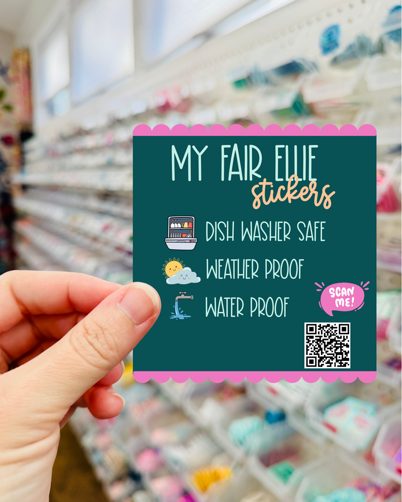 Spiritually at the Scholastic Book Fair // Mini Holographic Sparkle Sticker