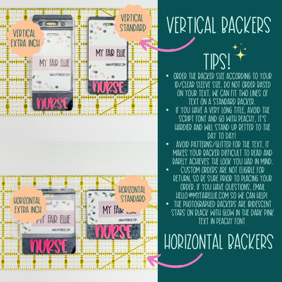 Sugared Series w/ Cake Pop Text // Badge Backer // 2-4 Week Turnaround Time