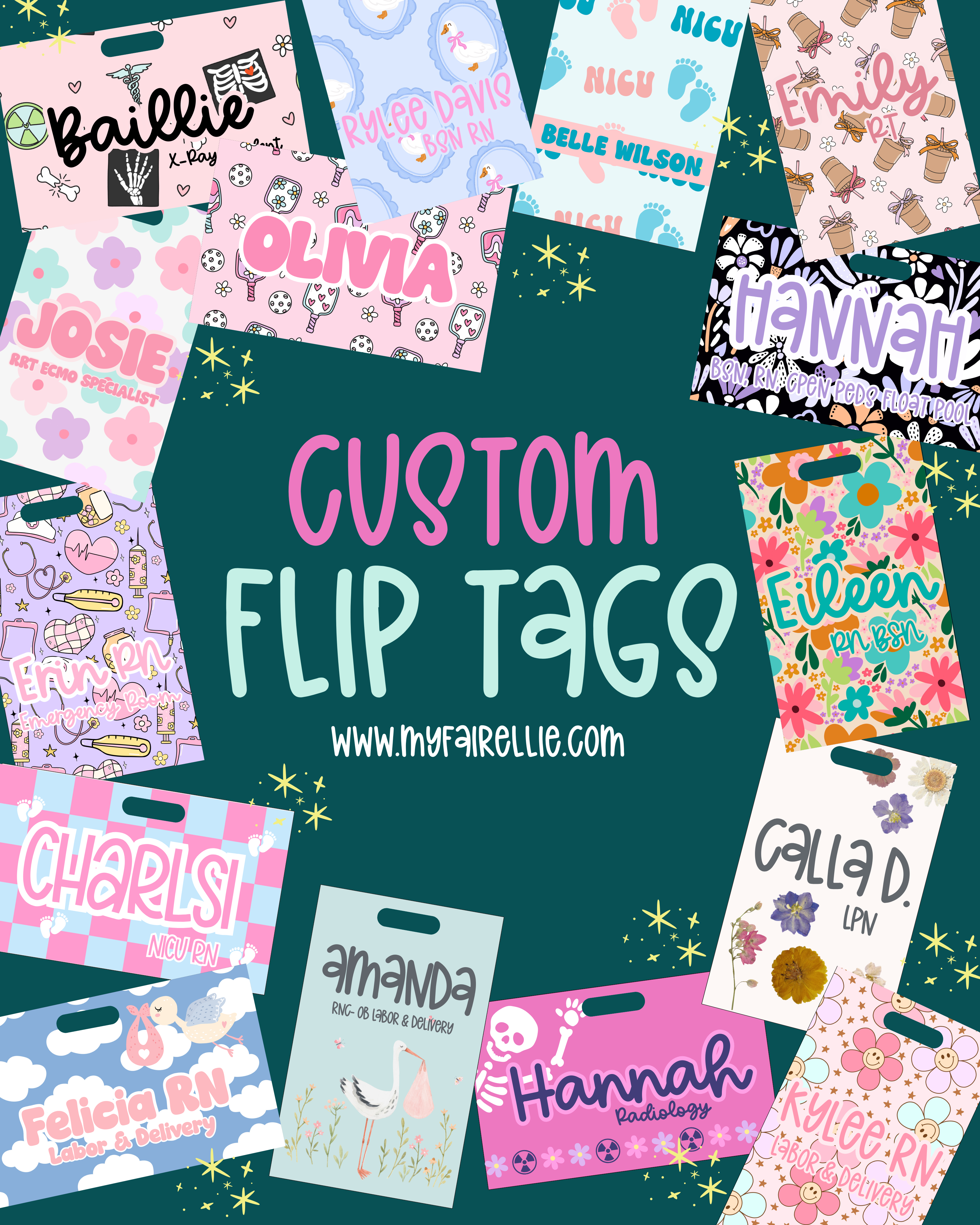 Custom Flip Tag // Horizontal + Vertical – My Fair Ellie
