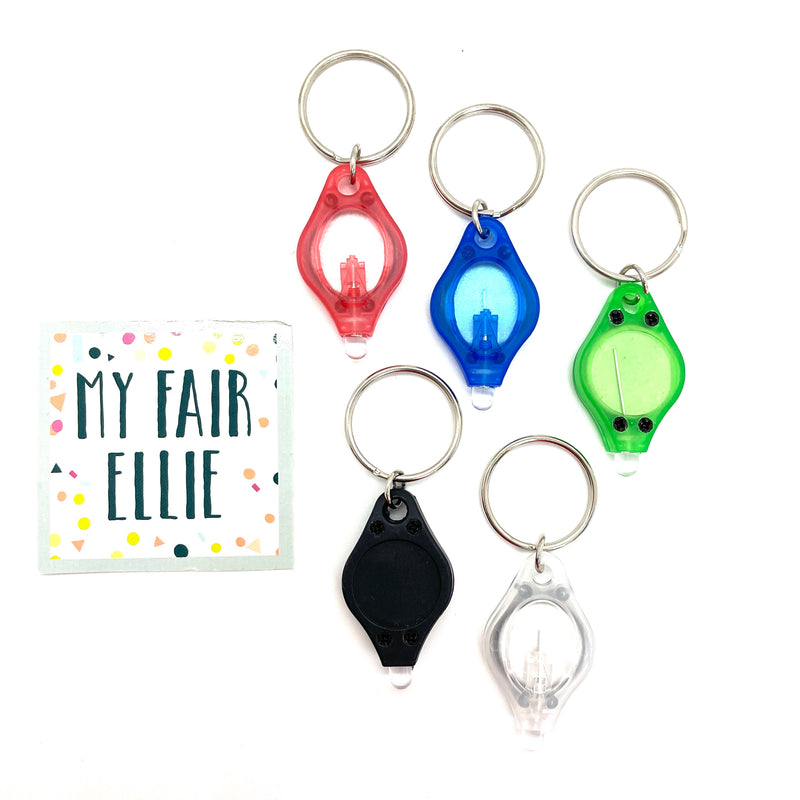 Light Keychain // YOU PICK ONE COLOR