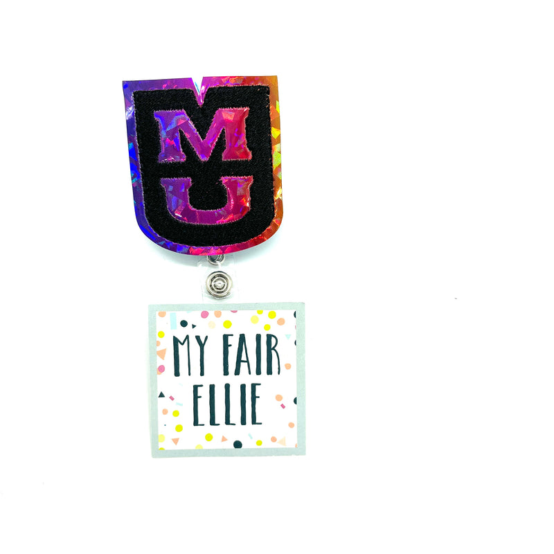 Rainbow MU Mizzou // Badge Buddy