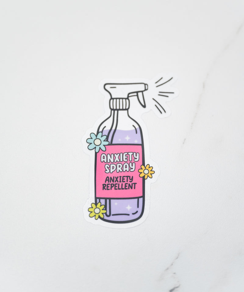 Anxiety Spray // My Fair Ellie Ink Sticker