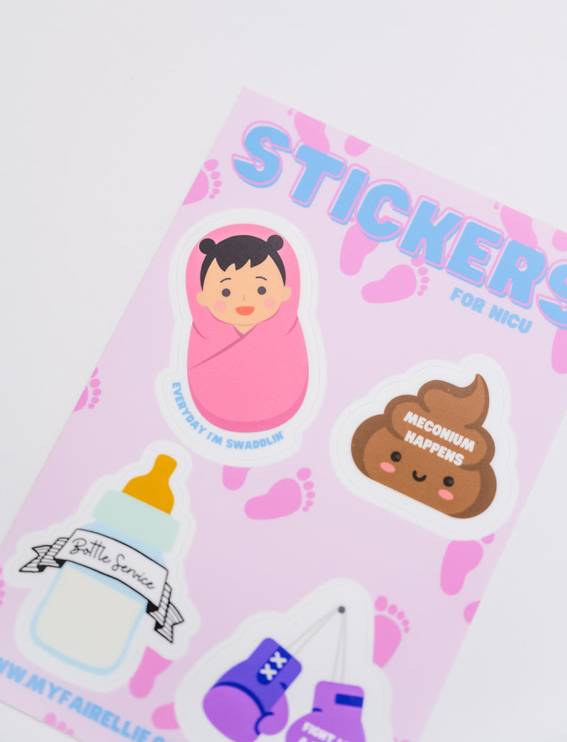 NICU Sticker Sheet