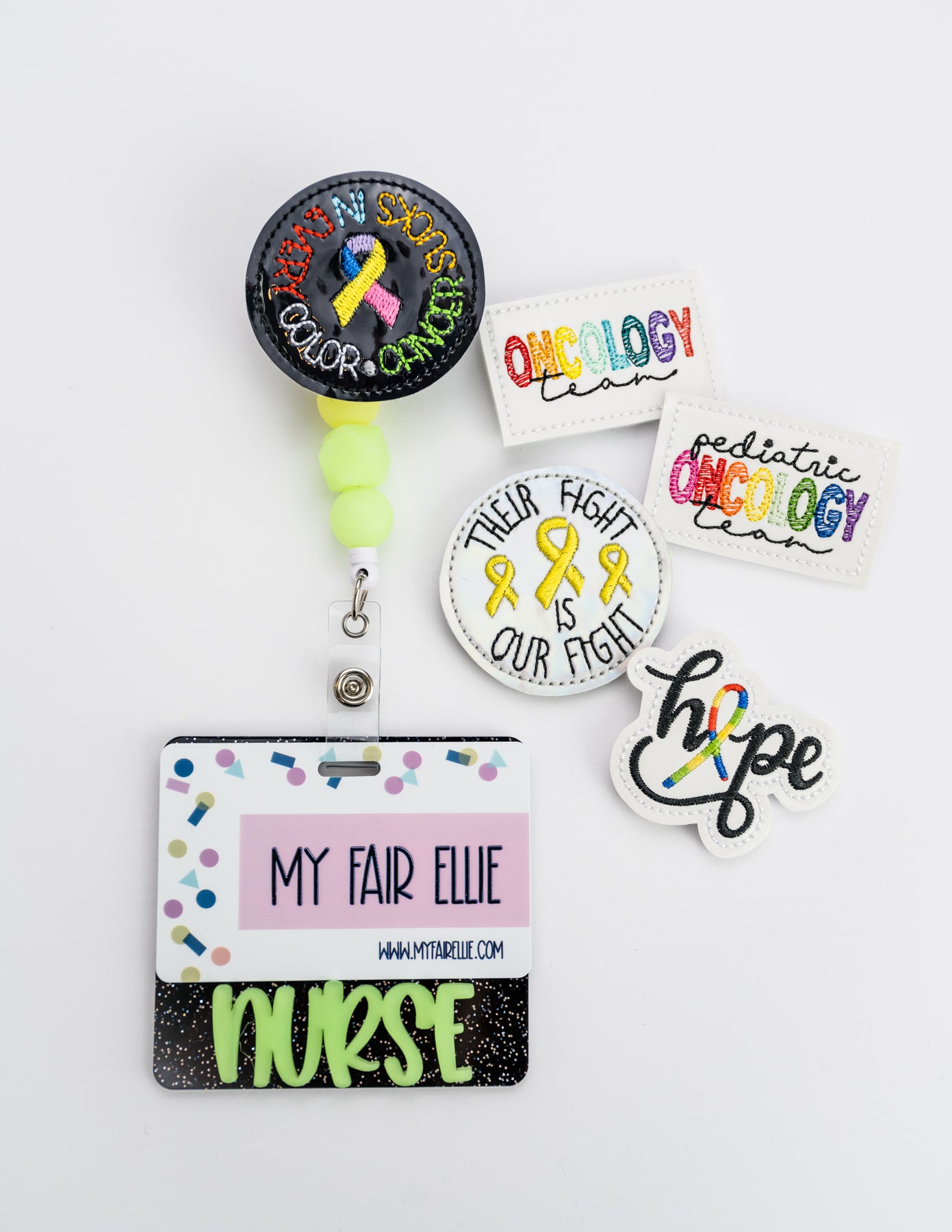 Funny Badge Reel Notified and Aware Retractable Badge Holder