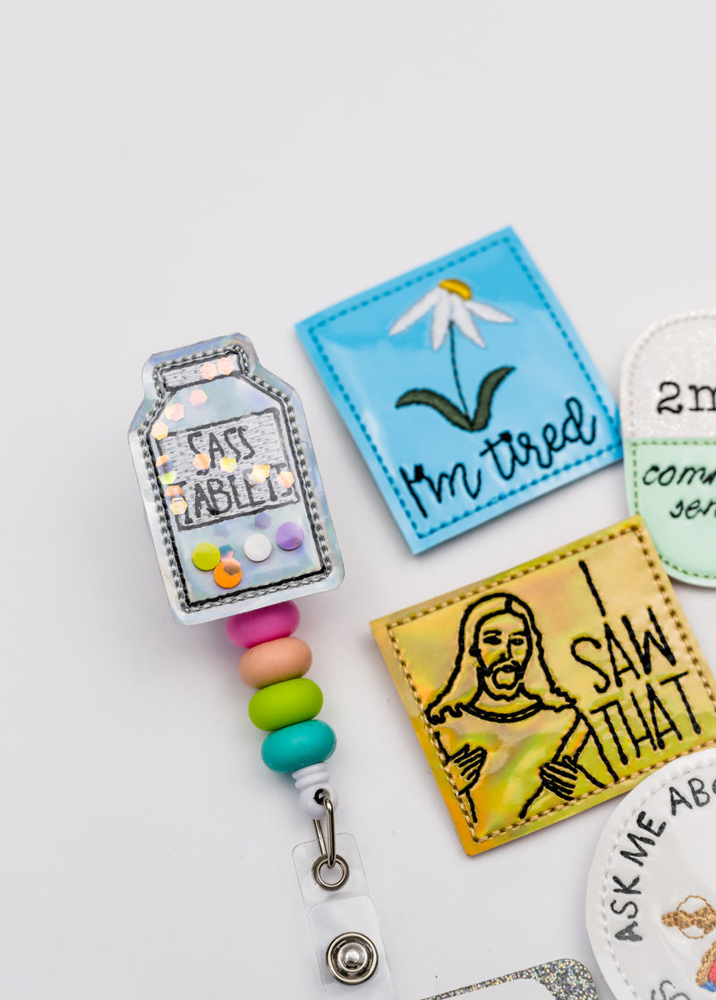 Sassy Teacher Badge Reel Kit – Sassy Bead Shoppe