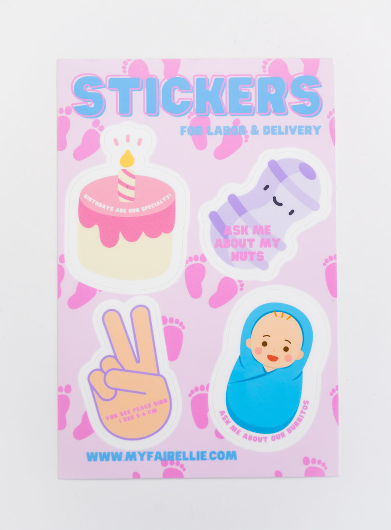 Labor & Delivery // Postpartum Sticker Sheet