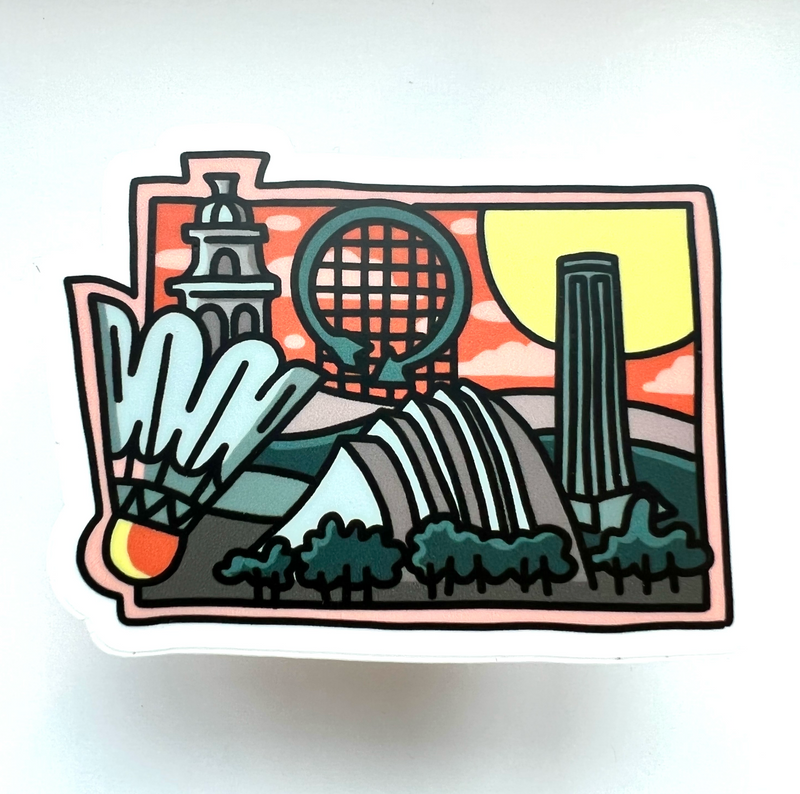 Hometown Love / Kansas City // Adrienne Luther // My Fair Ellie Ink Sticker