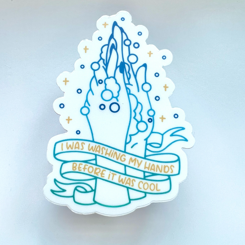 Washing Hands // My Fair Ellie Ink Sticker