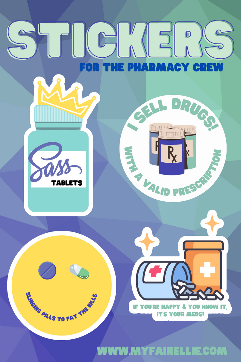 Pharmacy Sticker Sheet