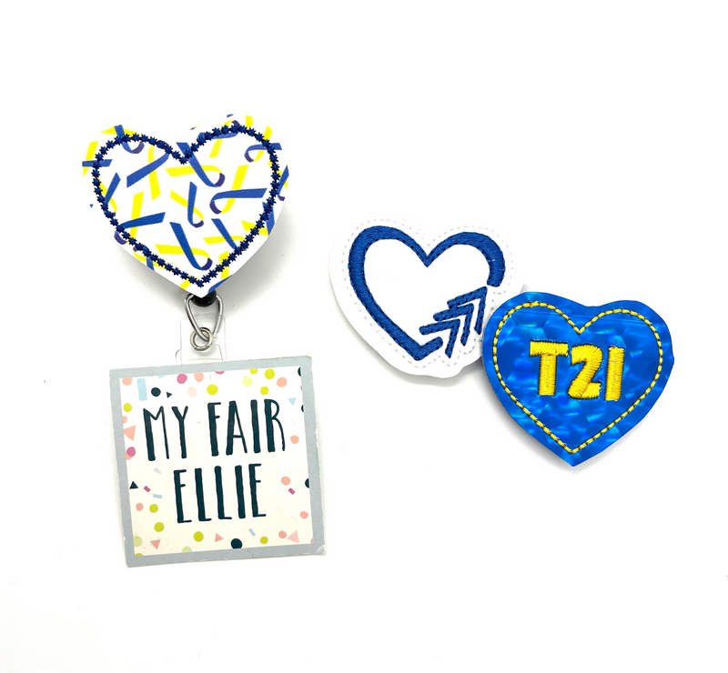 Down Syndrome Awareness / T21 // Badge Buddy