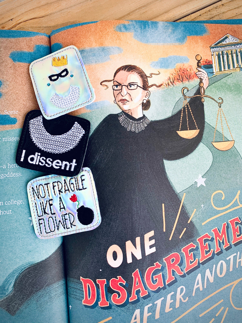 RBG Badge Buddy // Notorious RBG // Ruth Bader Ginsburg // Badge Buddy